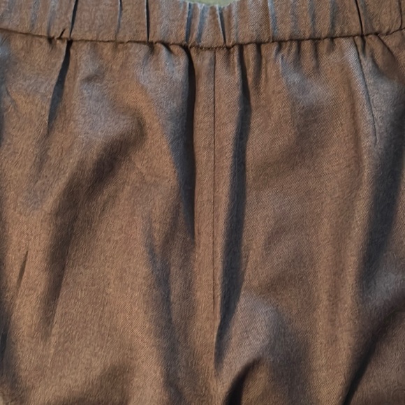 Theory Gray pull on elastic back pants 100% Virgin Wool size 4 - Picture 3 of 5